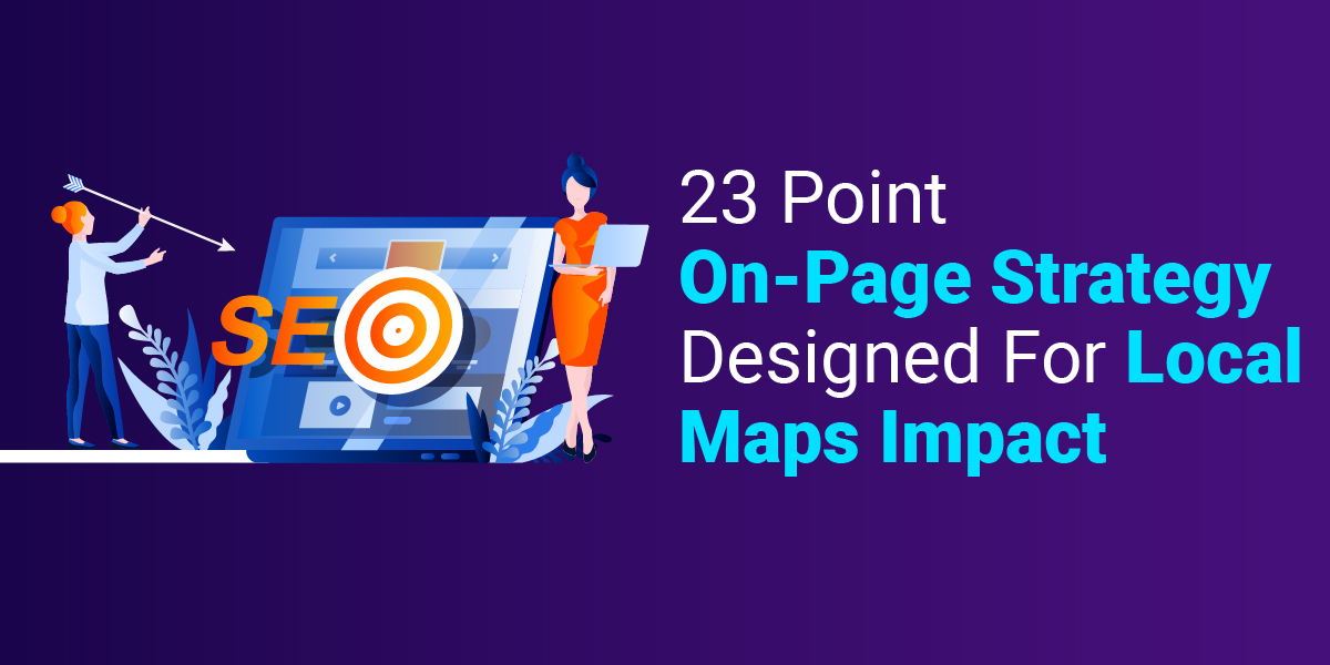 Improve Local rankings with on page optimization