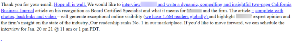 california business journal