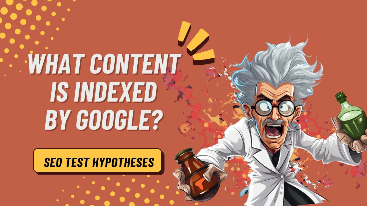 content indexed by google