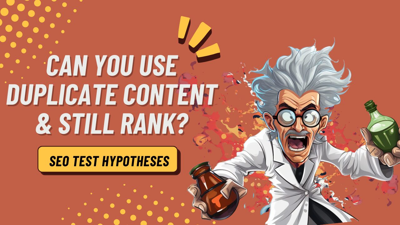use duplicate content