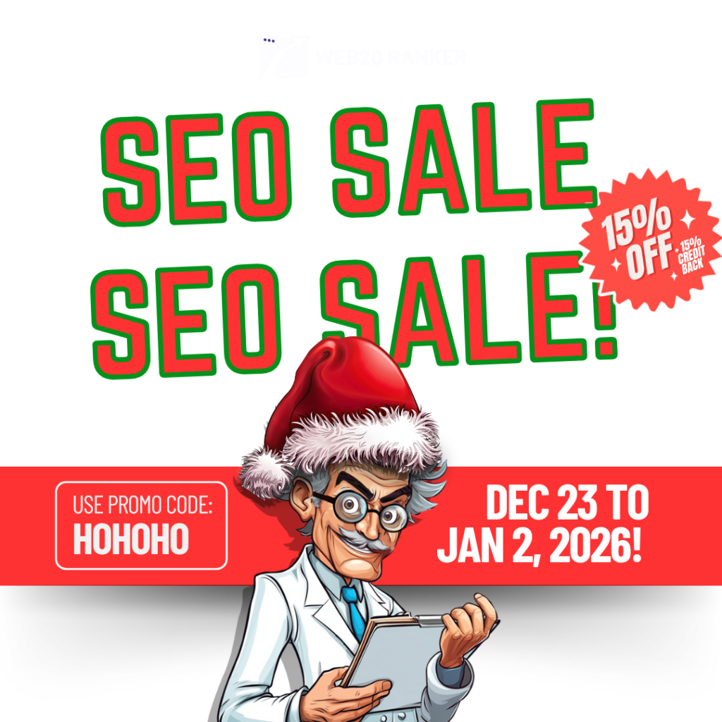 web20 ranker holiday sale
