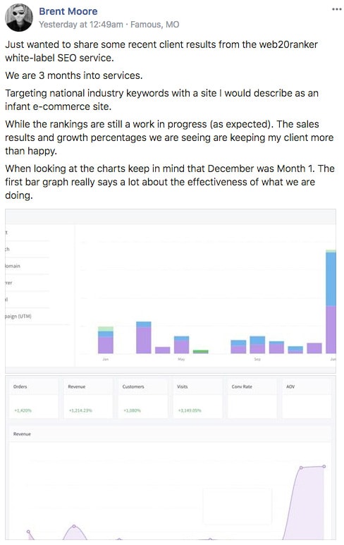 WEB20 Ranker White Label SEO DFY